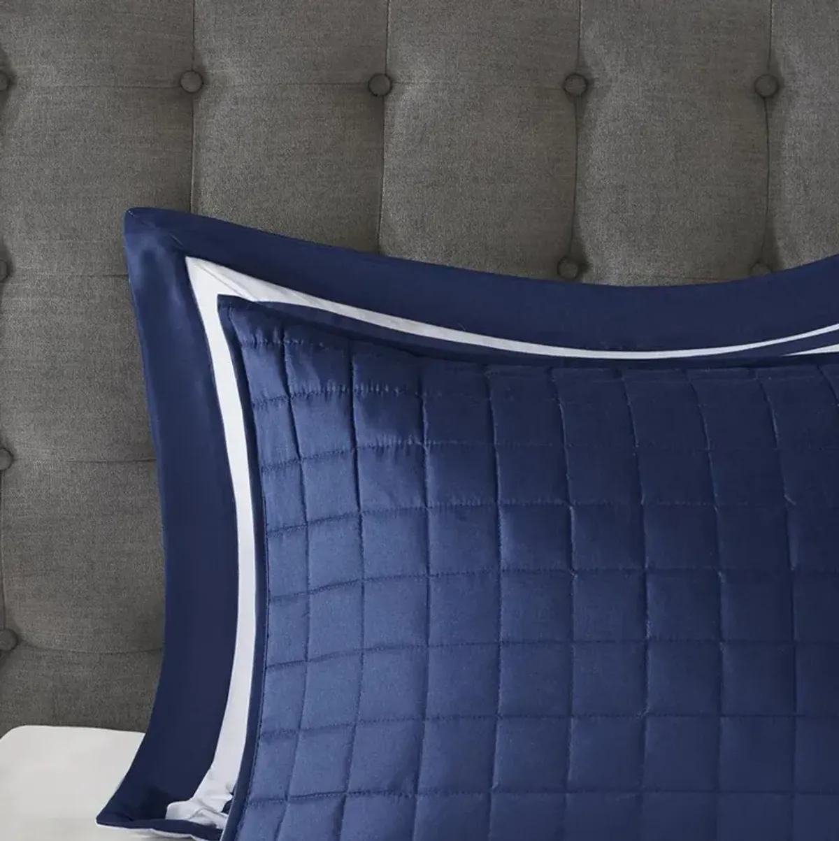 Belen Kox Navy Luxe 8 Piece Comforter Set, Belen Kox