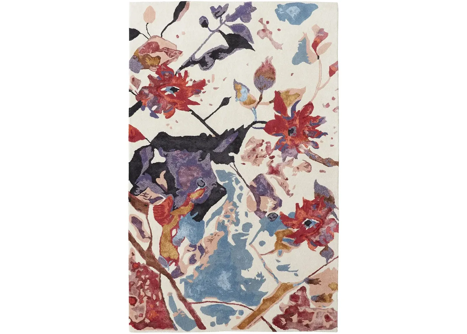 Dafney 8863F Red/Blue/Purple 5' x 8' Rug