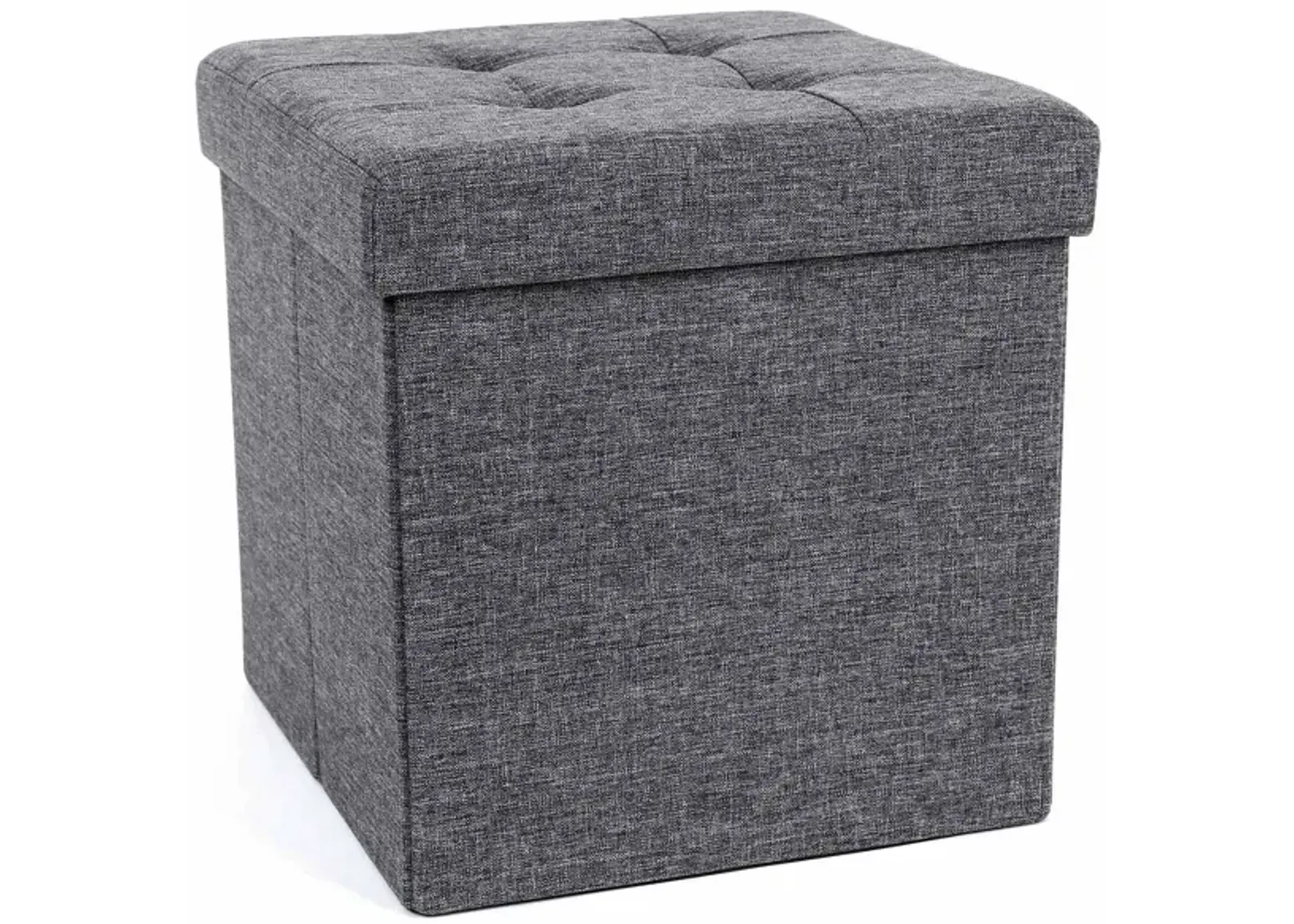 Folding Storage Ottoman Cube Footrest Stool Coffee Table Puppy Step