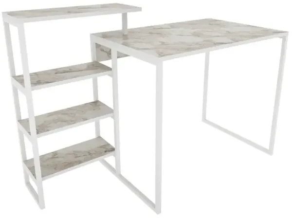 Decorotika Rino Computer Desk - Ephesus White