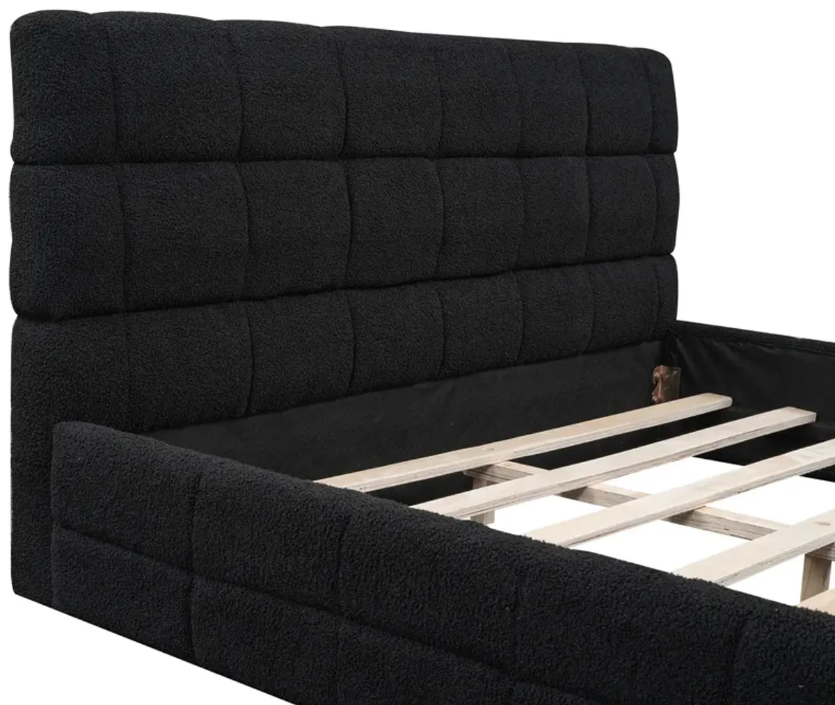 Merax Classic Upholstered Platform Bed