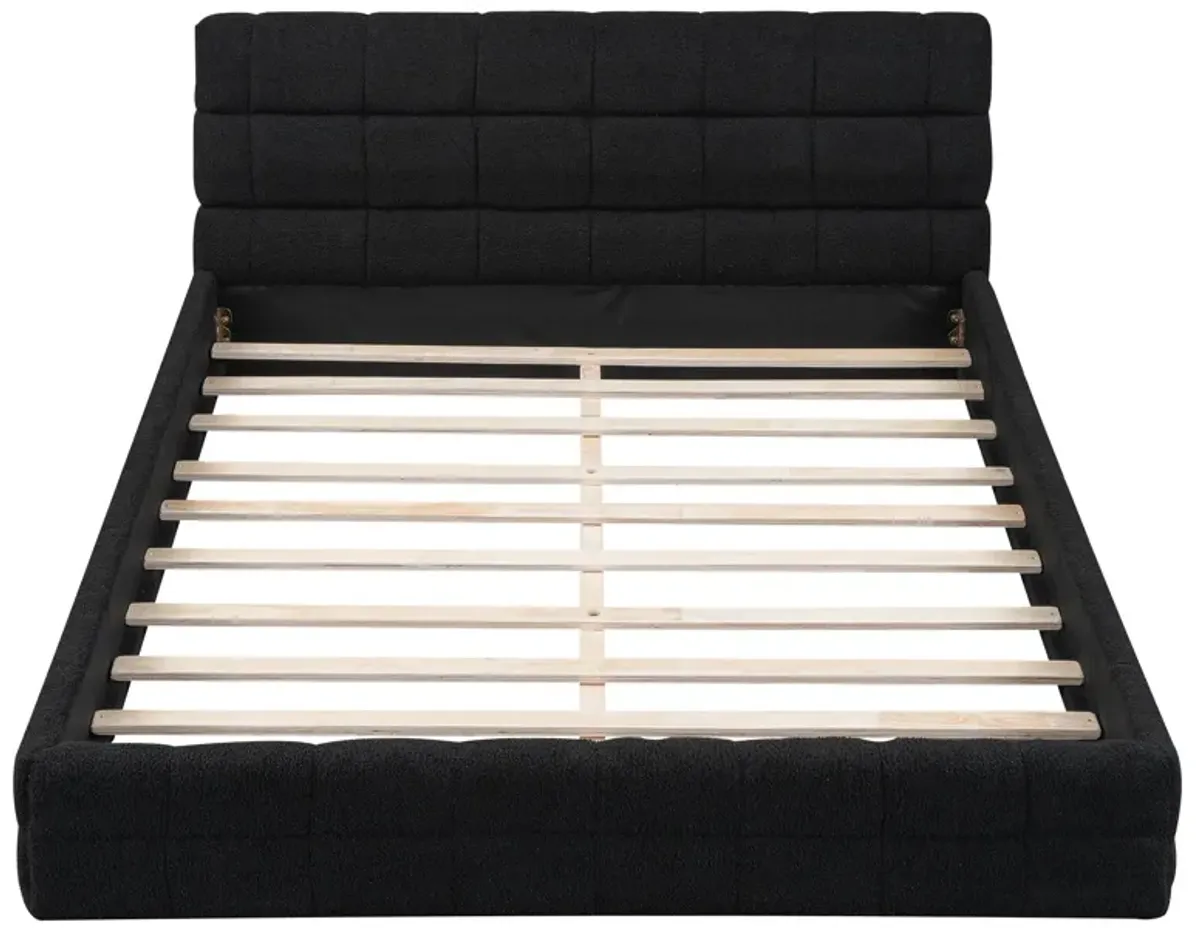 Merax Classic Upholstered Platform Bed