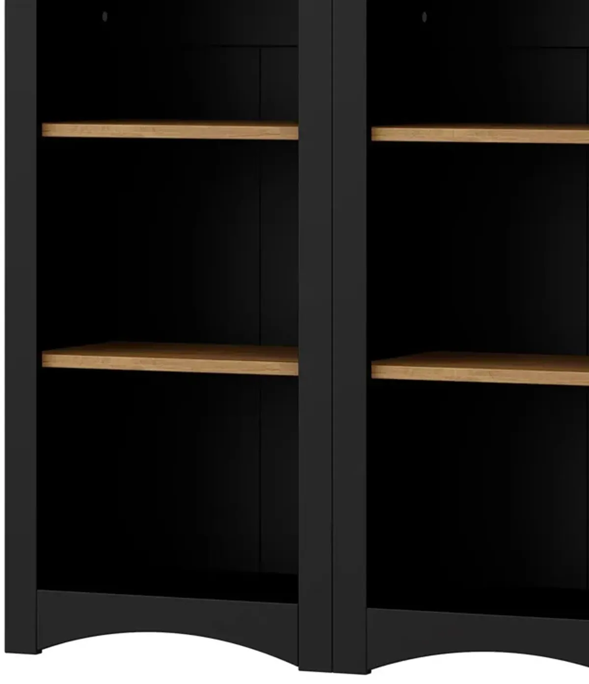 Merax Farmhouse 5 Tier Bookshelf Bookcase Storage Cabinet