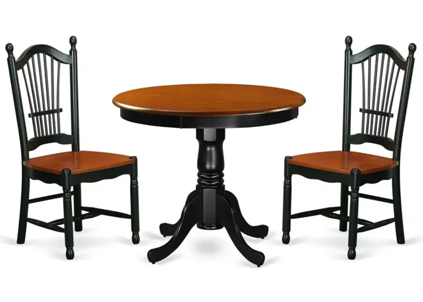 Dining Room Set Black & Cherry