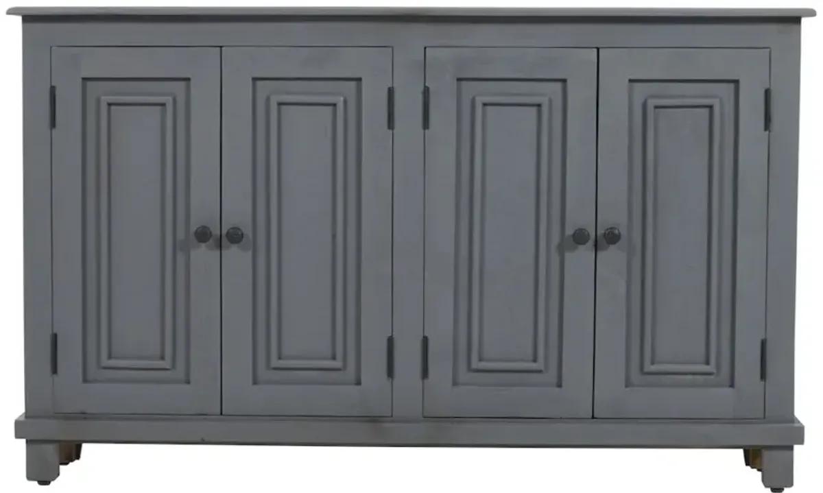 Alex Hamilton Jenna 4-Door Sideboard in Gray