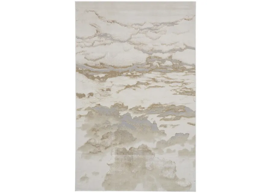 Aura 3727F Ivory/Tan/Gray 8' x 10' Rug