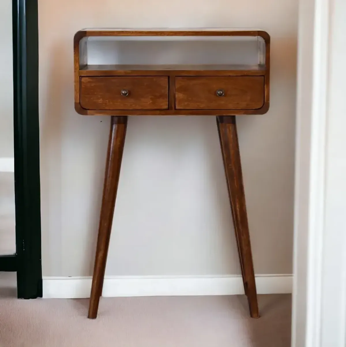 Mini Chestnut Console Table