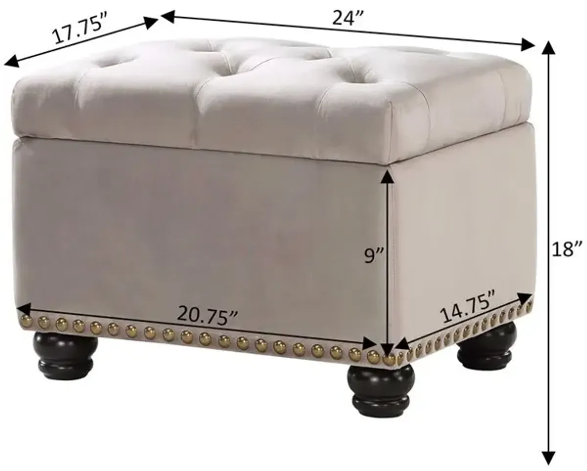 Convience Concept, Inc. 5th Avenue Storage Ottoman