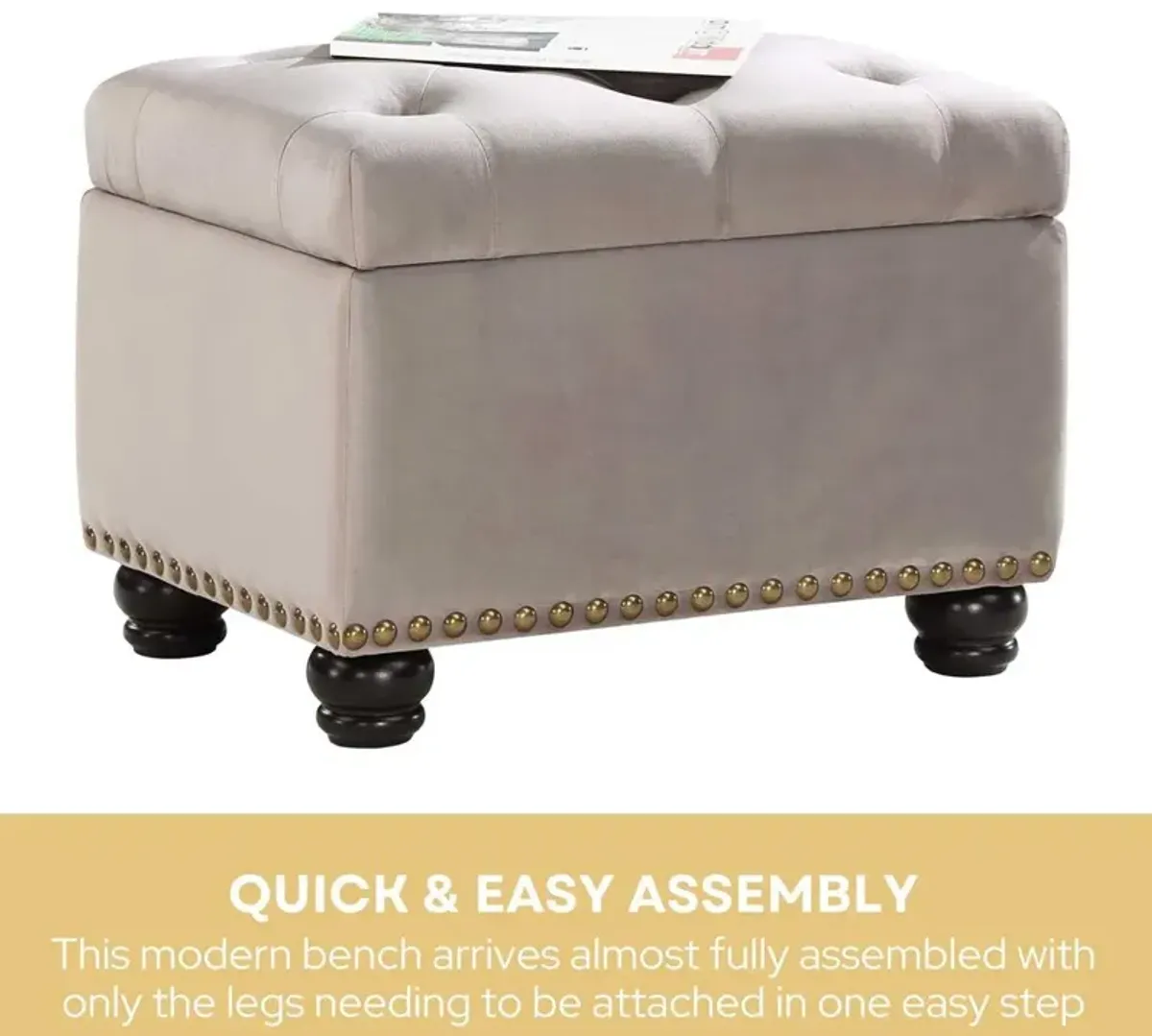 Convience Concept, Inc. 5th Avenue Storage Ottoman