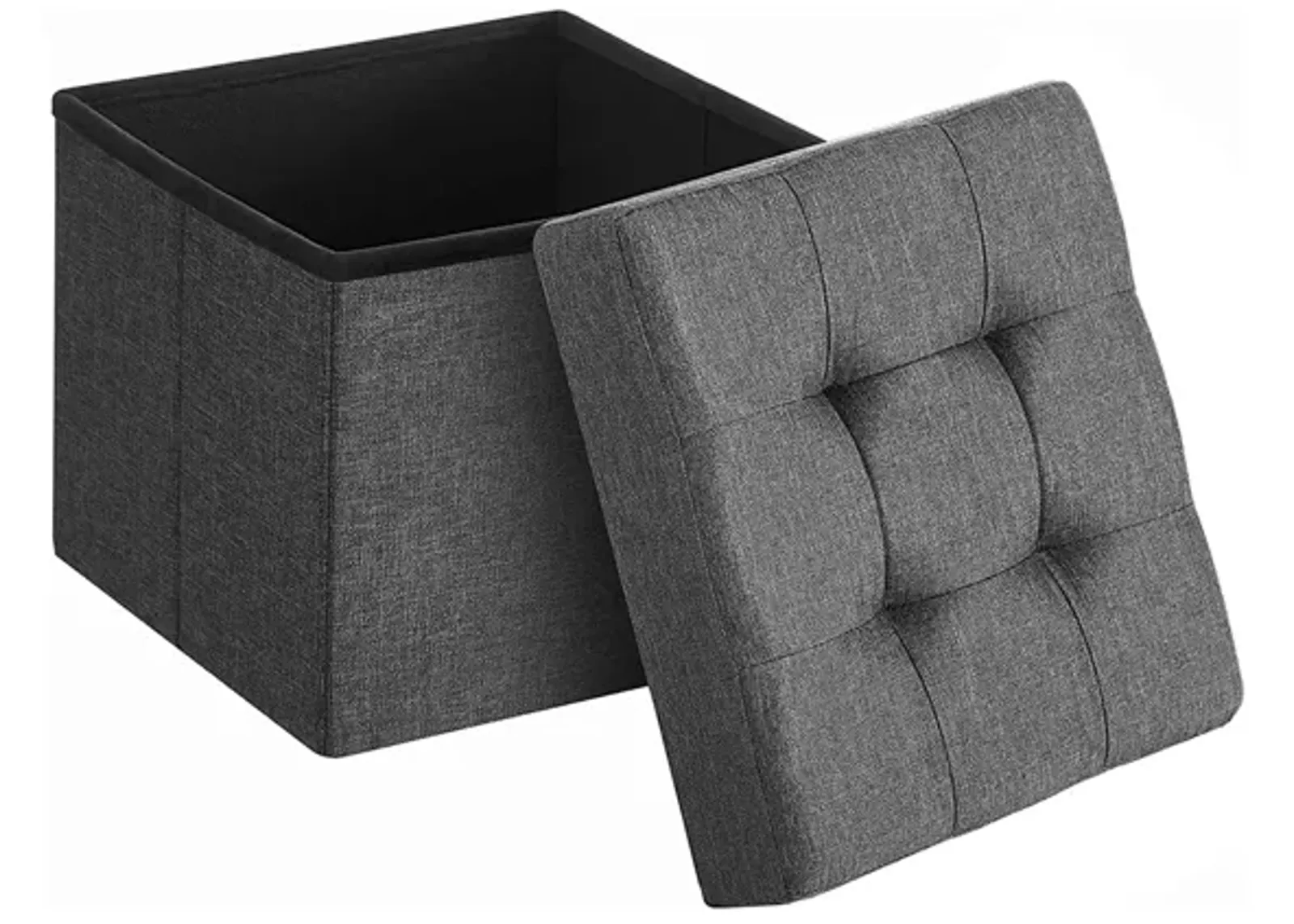 Folding Storage Ottoman Cube for Versatile Space-Saving Solutions