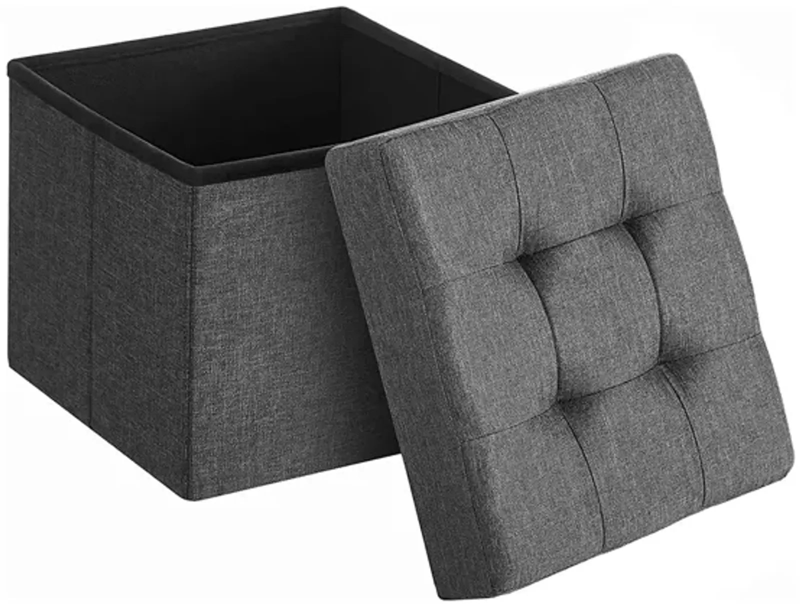 Folding Storage Ottoman Cube for Versatile Space-Saving Solutions