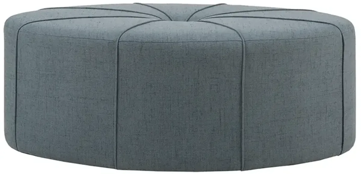 Gracie Mills Karley Thick Welted Oval Ottoman