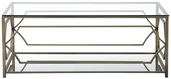 Bristol Rectangle Coffee Table Brass