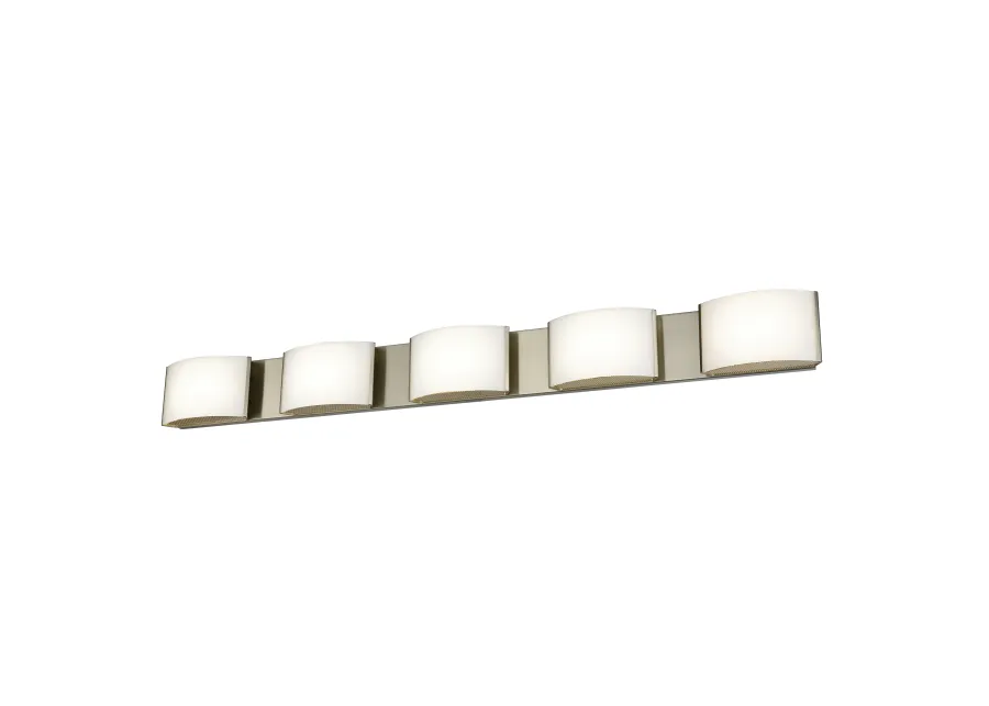 Pandora 44'' Wide 5-Light Grey Vanity Light