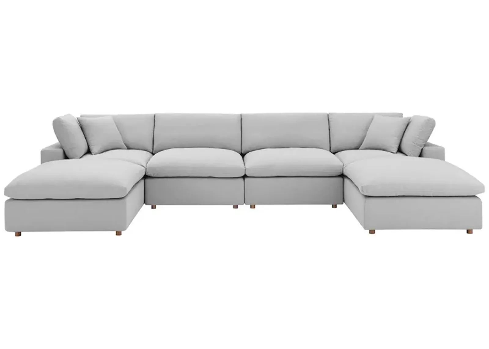 Commix Down Filled Overstuffed 6-Piece Sectional Sofa