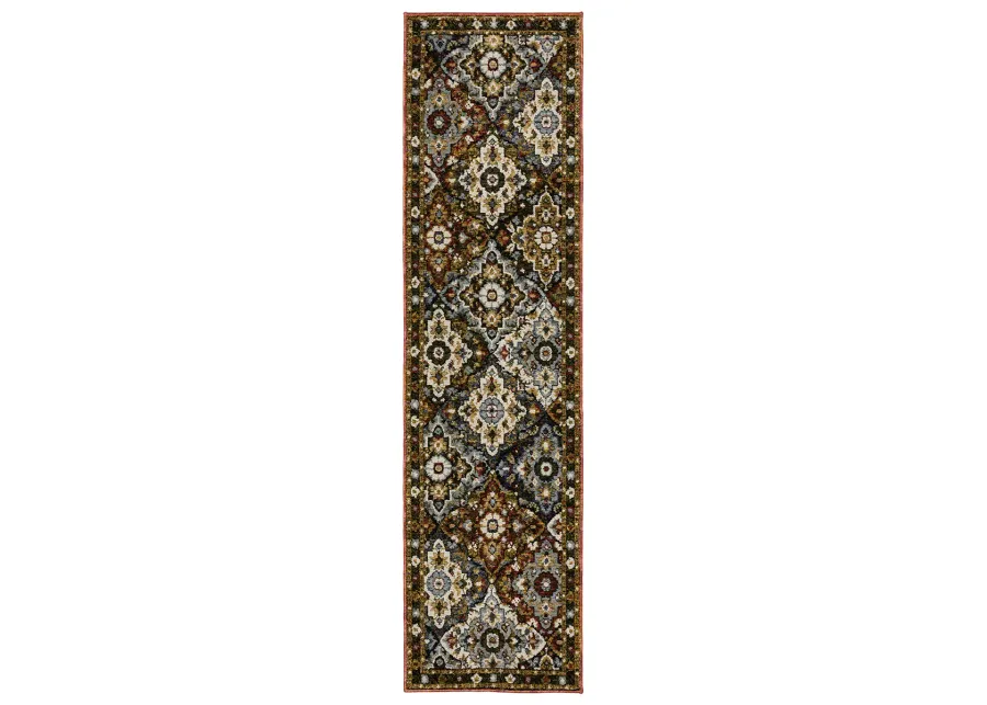 Andorra 2'3" x 8' Red Rug