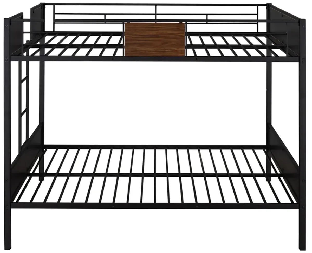 Merax Steel Frame Bunk Bed with Safety Rail