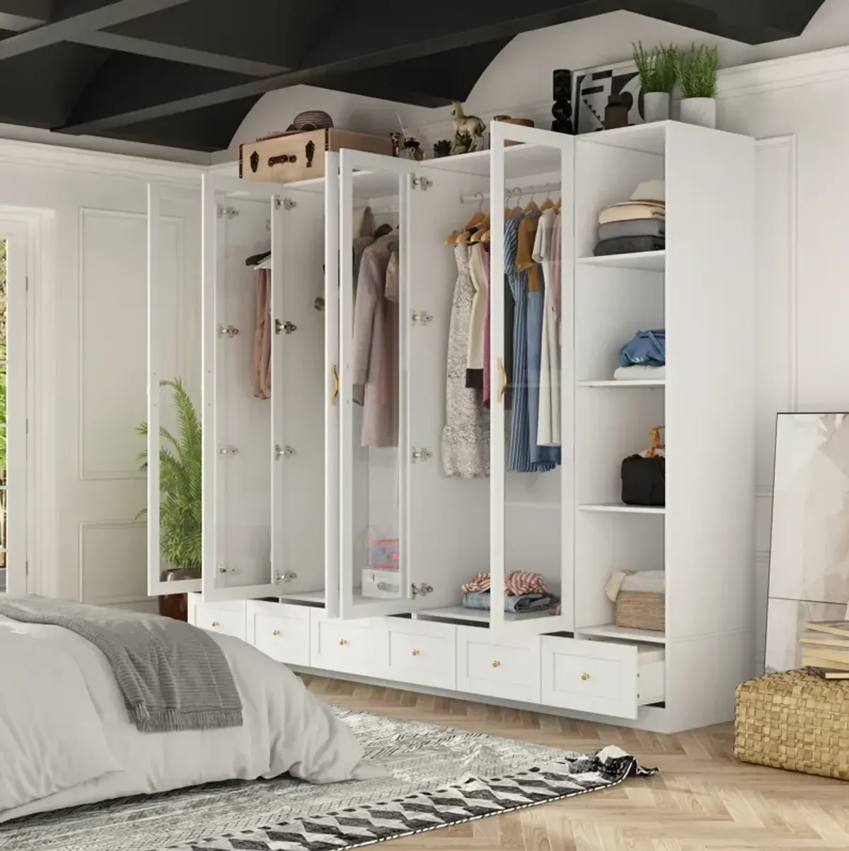 Modular Closet System Wardrobe Units Armoires Home Organization