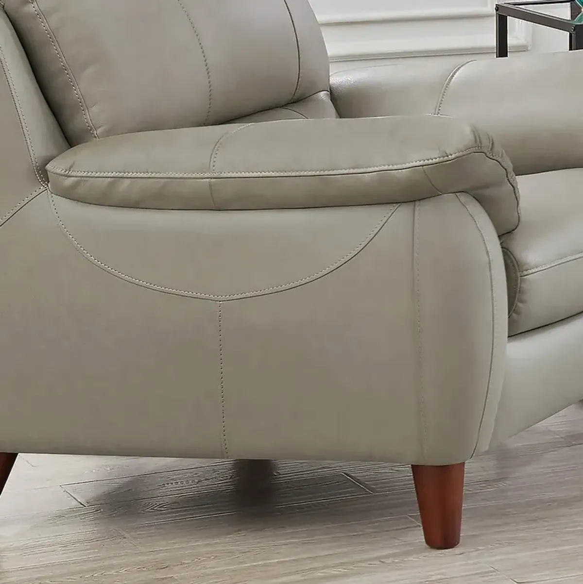 Lara Top Grain Leather Loveseat