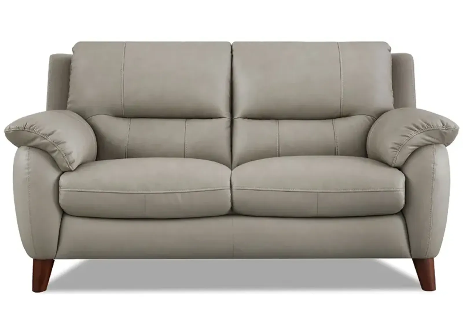 Lara Top Grain Leather Loveseat