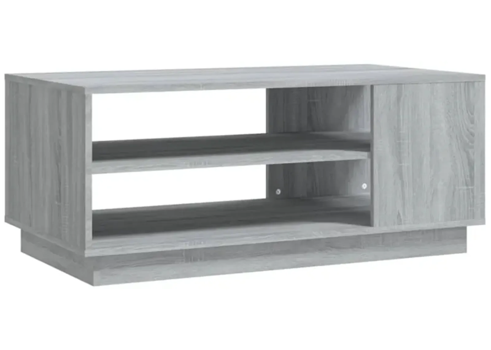 vidaXL Coffee Table Gray Sonoma 40.2"x21.7"x21.7" Chipboard