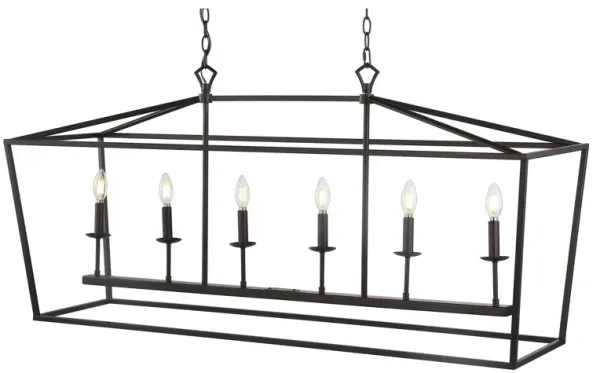 PagodaBulb Lantern Metal LED Pendant