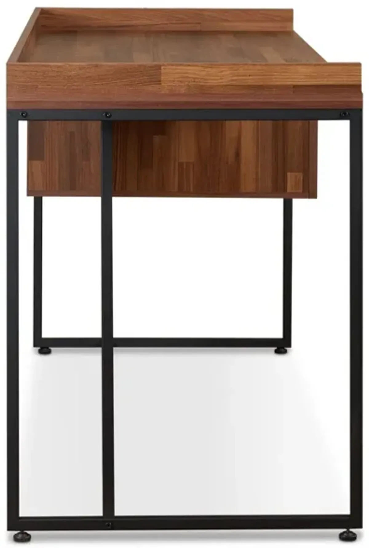 Sara Desk in Walnut & Sandy Black 92445