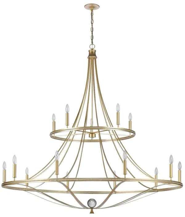 Noura 60'' Wide 15-Light Chandelier