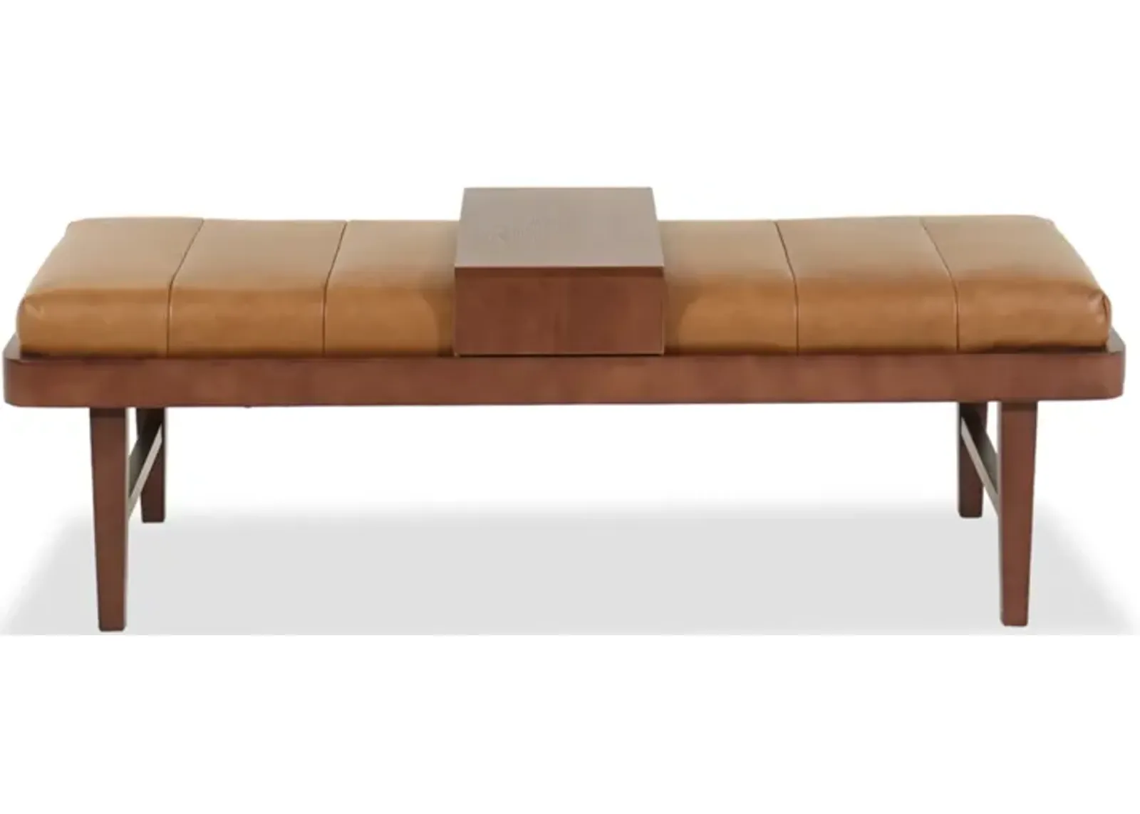 Dakota Saddle Bench Ottoman