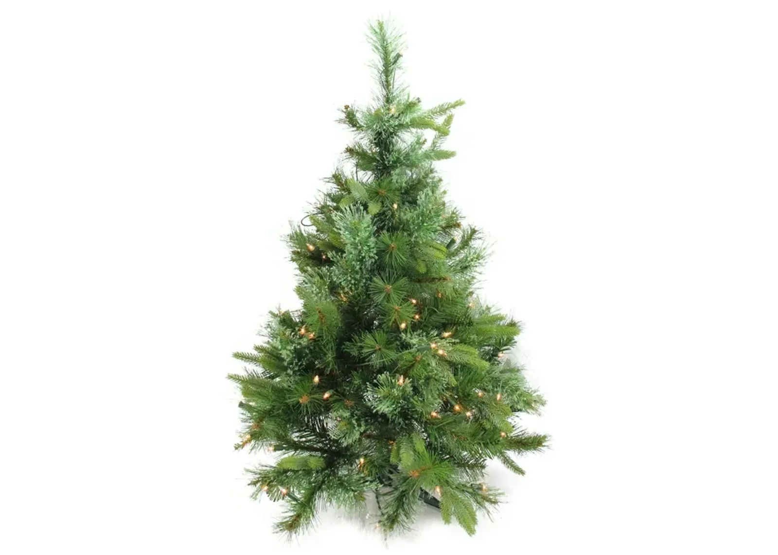 3' x 29" Pre-Lit Ashcroft Cashmere Pine Full Artificial Christmas Tree - Clear Dura Lights