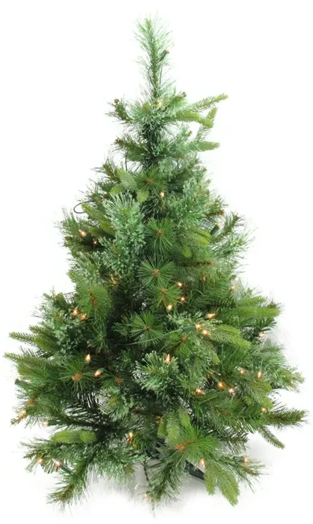 3' x 29" Pre-Lit Ashcroft Cashmere Pine Full Artificial Christmas Tree - Clear Dura Lights