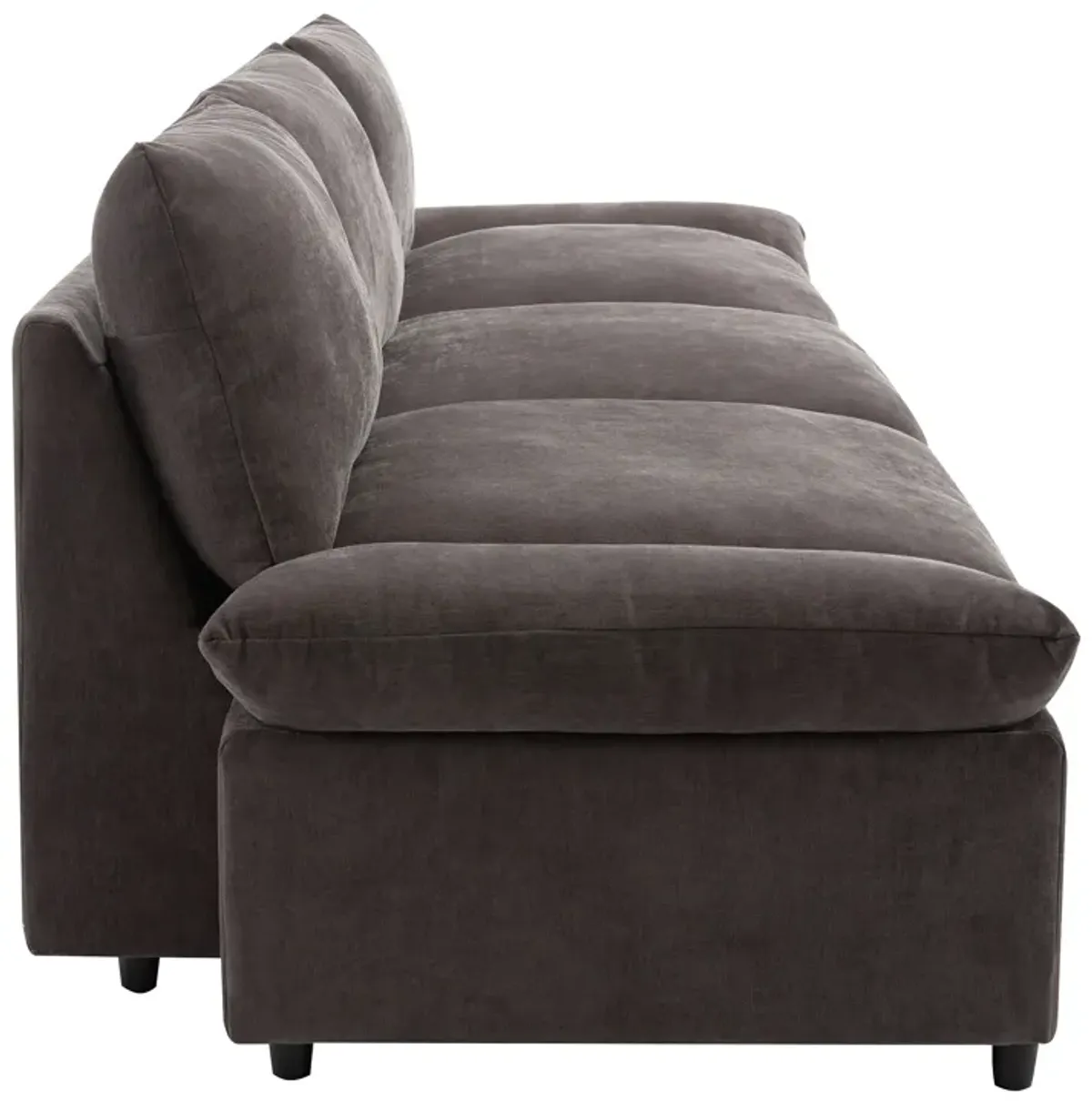 Merax 3 Seats Sofa with 2 Storage Units