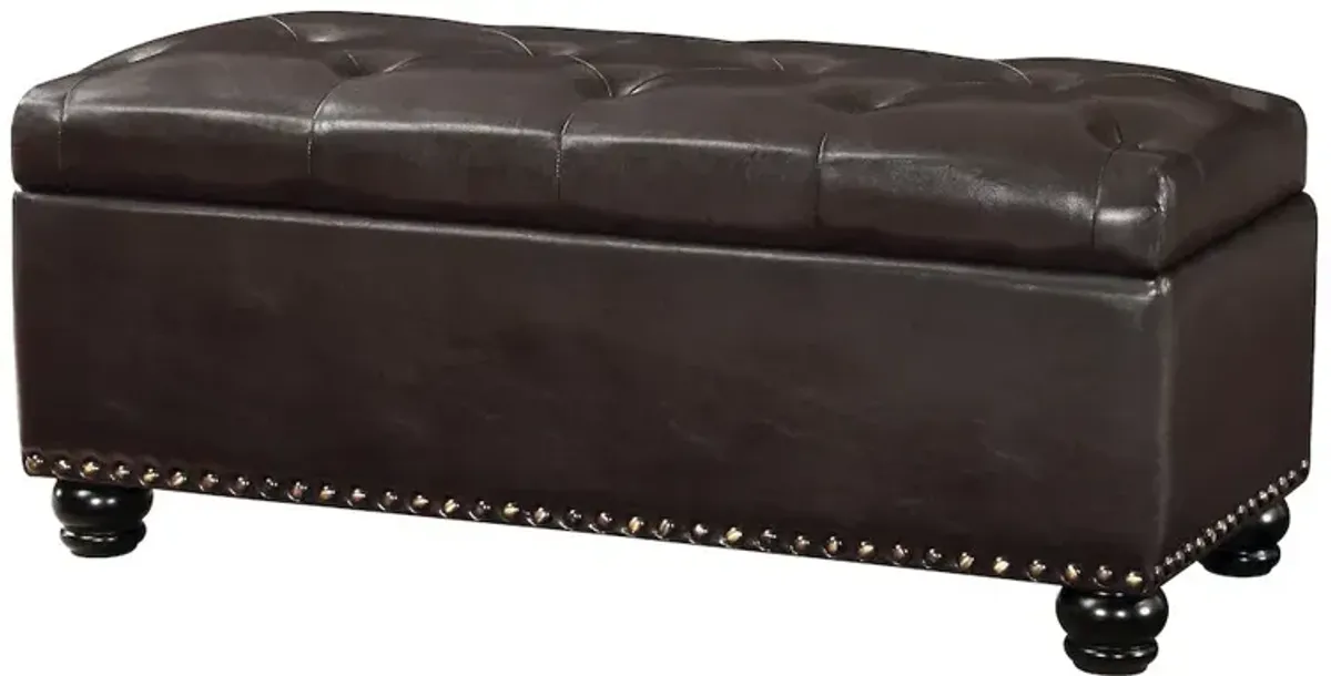 Convenience Concepts Designs4Comfort 9th Avenue Storage Ottoman Bench