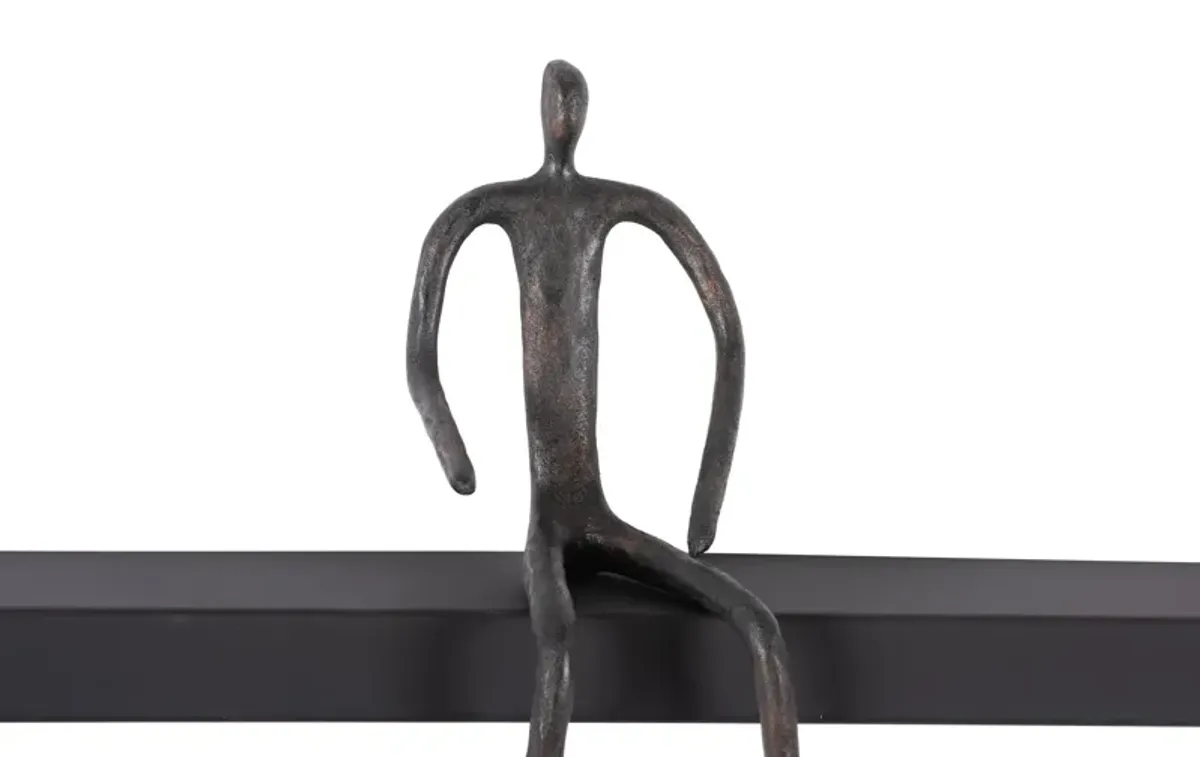 Moveable Man on Shelf, Sitting B
