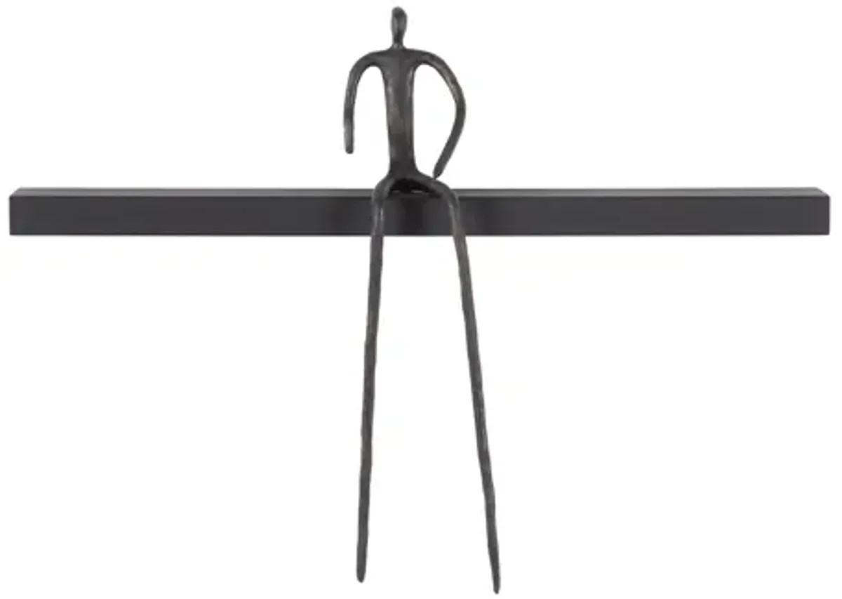 Moveable Man on Shelf, Sitting B