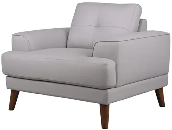 Porter Designs Anzio Top Quality Leather Chair, Cream