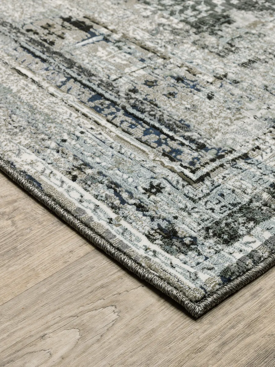 Gemini 9'10" x 12'10" Char Rug