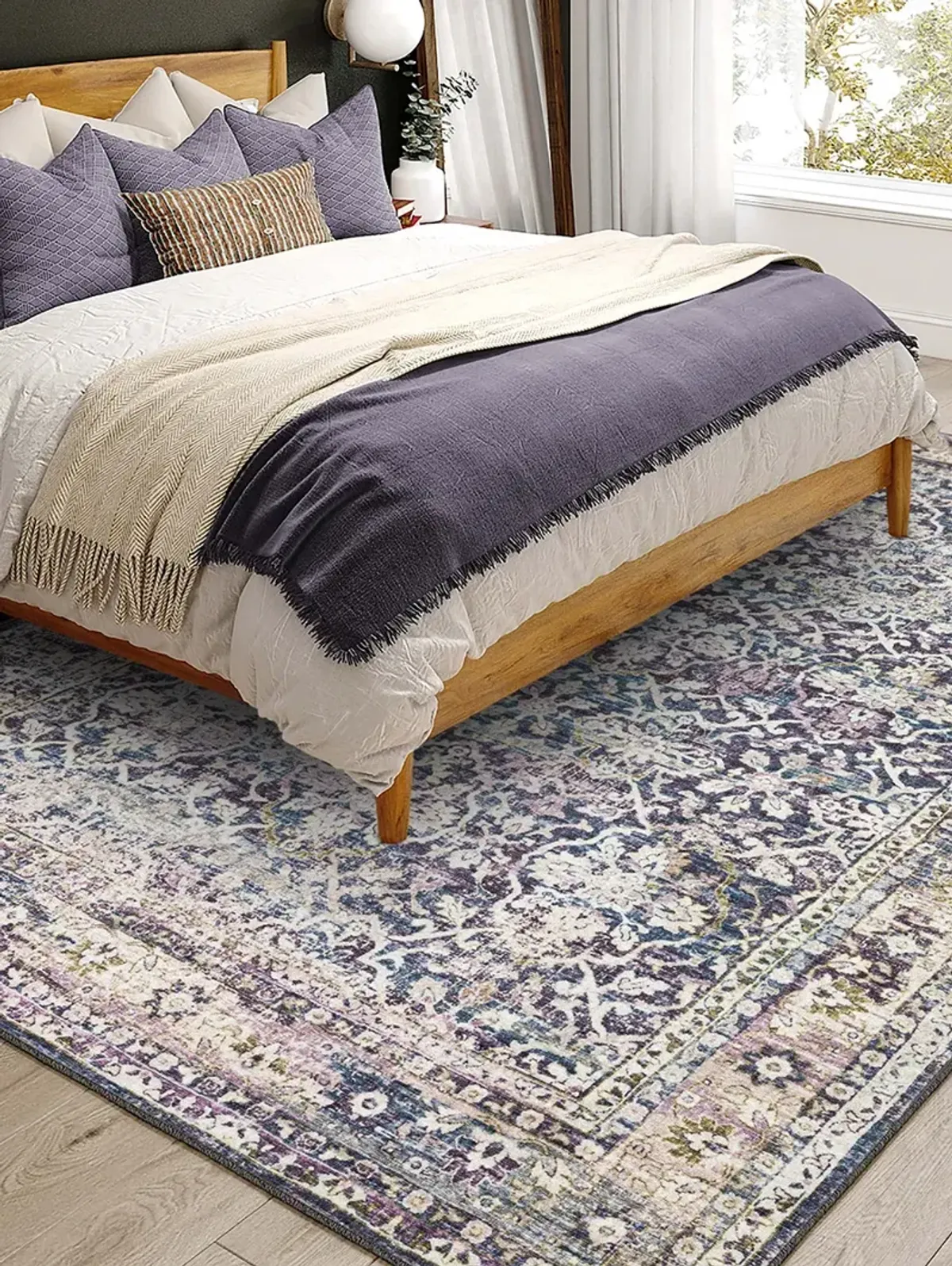 Jericho JC3 Violet 3' x 5' Rug