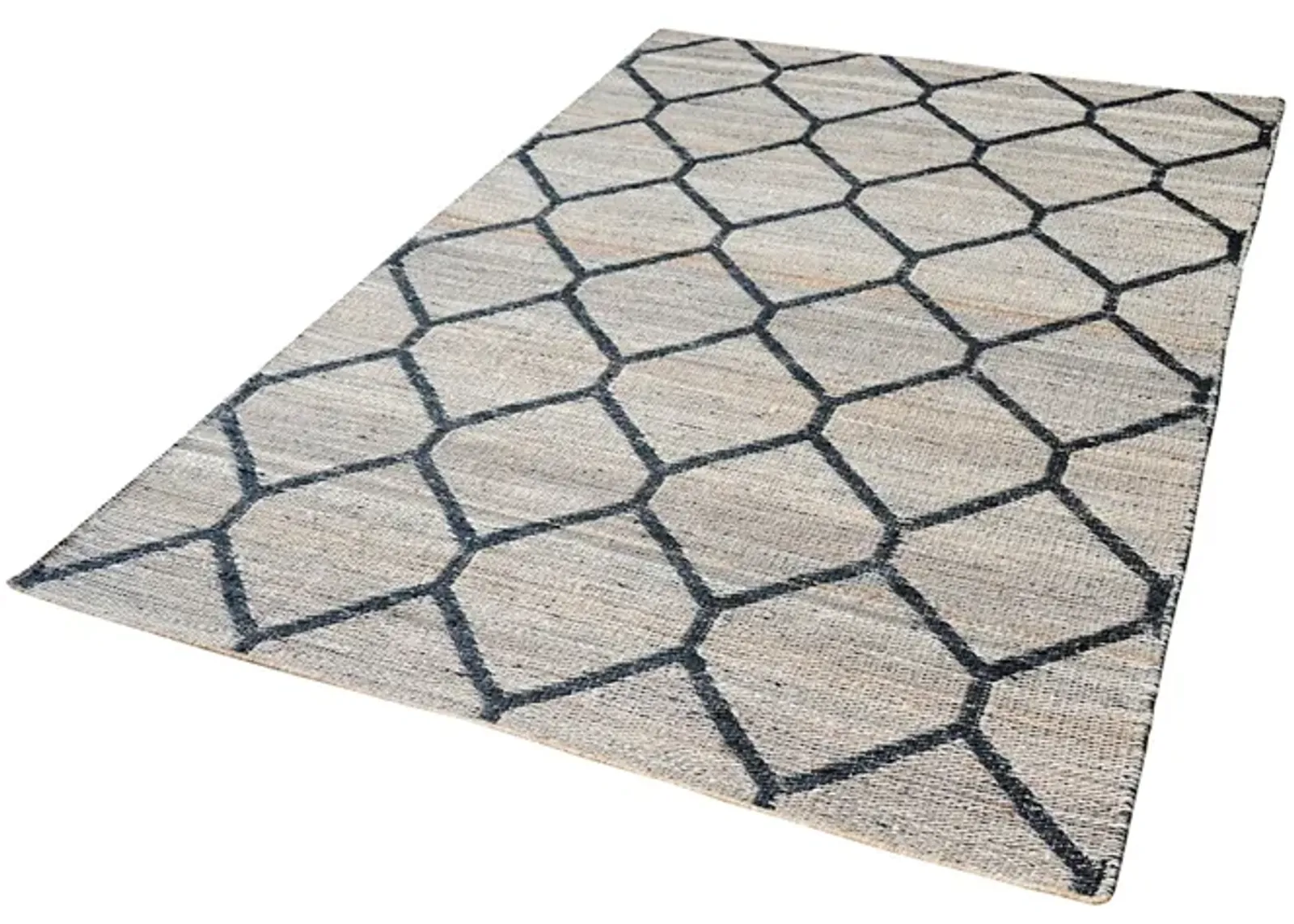 Econ Jacquard Weave Jute Rug