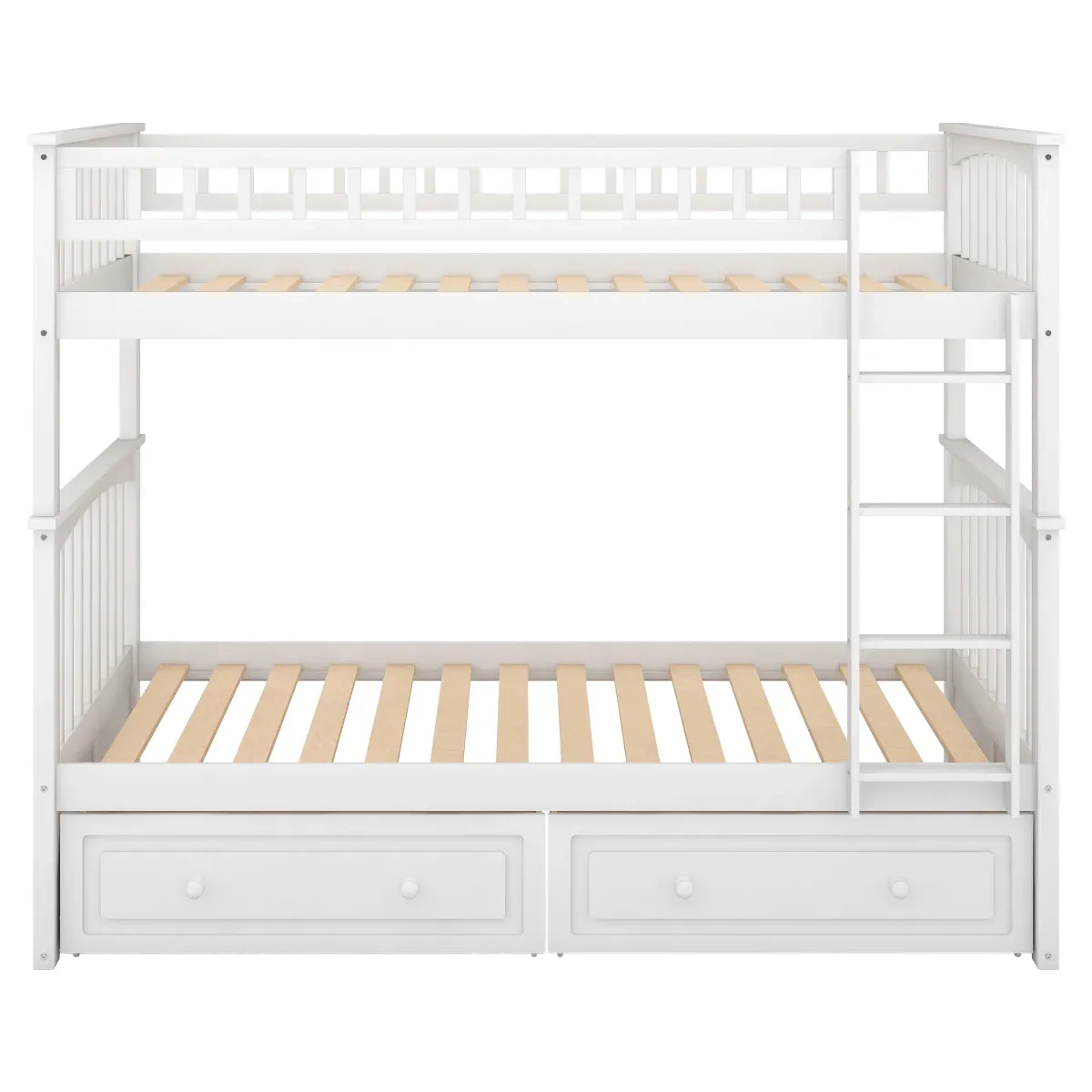 Merax Convertible Bunk Bed with 2 Drawers