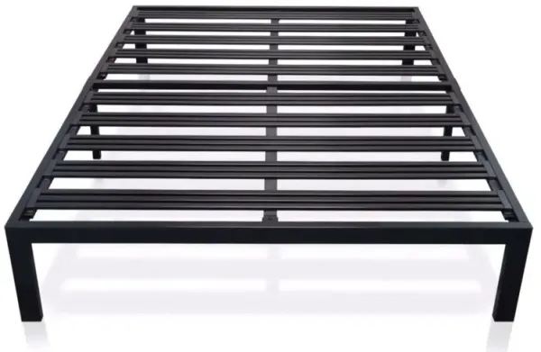 Hivvago California King Metal Platform Bed Frame with Heavy Duty Slats