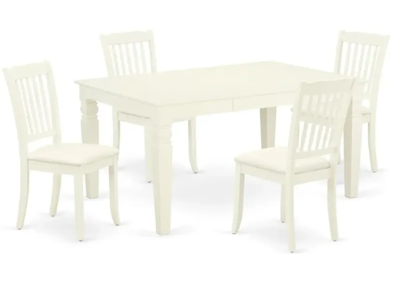 Dining Room Set Linen White