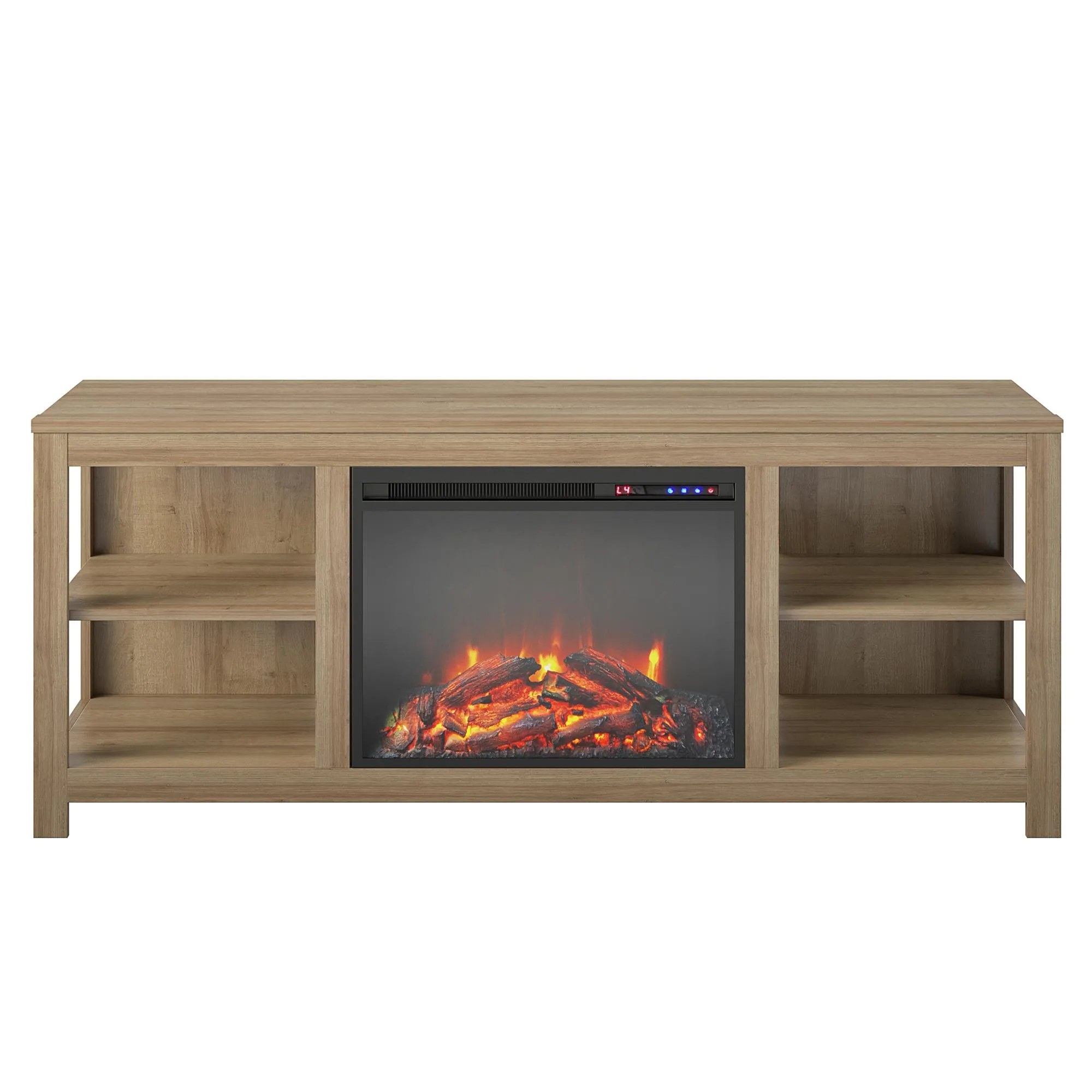 Melville Electric Fireplace Console TV Stand for TVs up to 65"