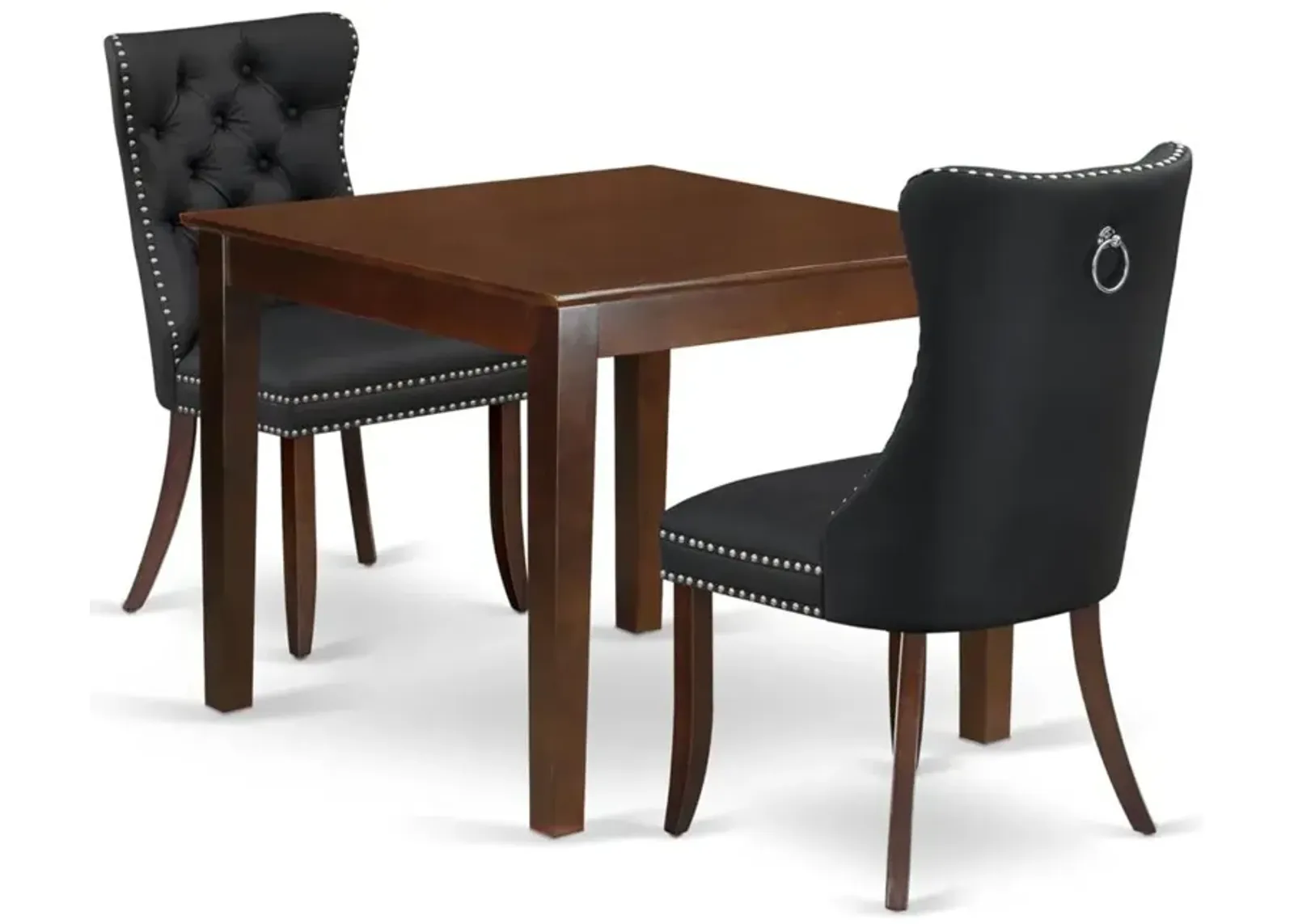 3 Piece Kitchen Table Set for Small Spaces