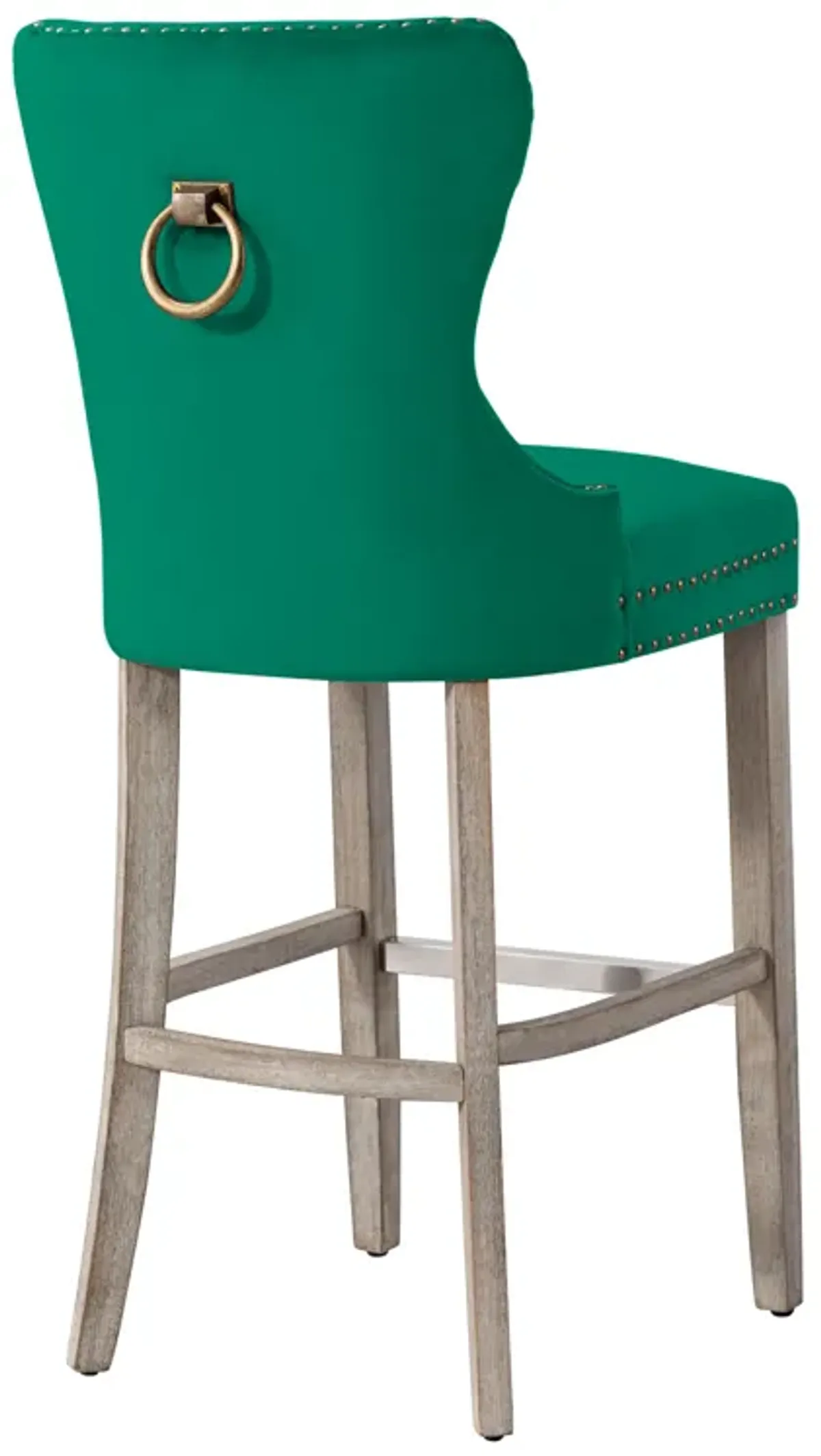 WestinTrends 29" Tufted Velvet Bar Stool