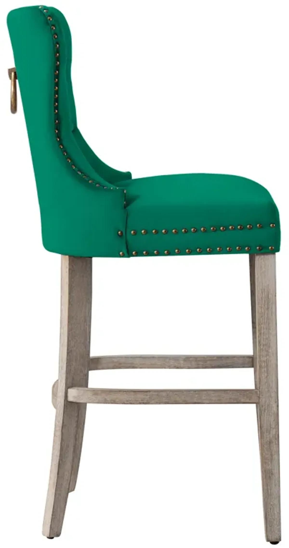 WestinTrends 29" Tufted Velvet Bar Stool