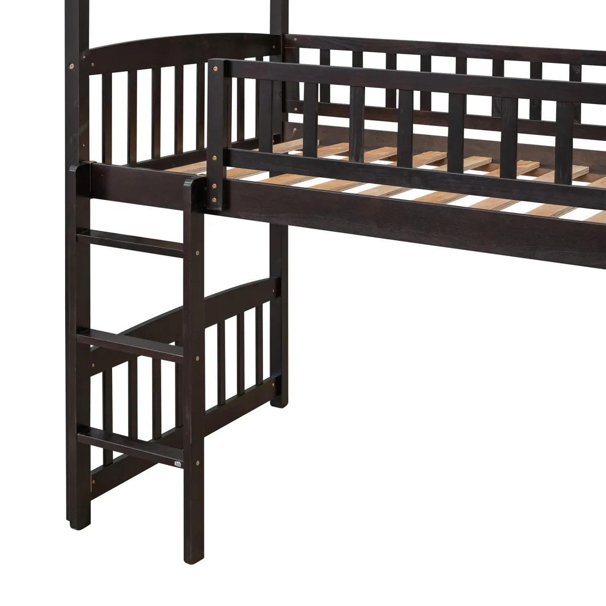 Merax House Bed Loft Bed with Slide