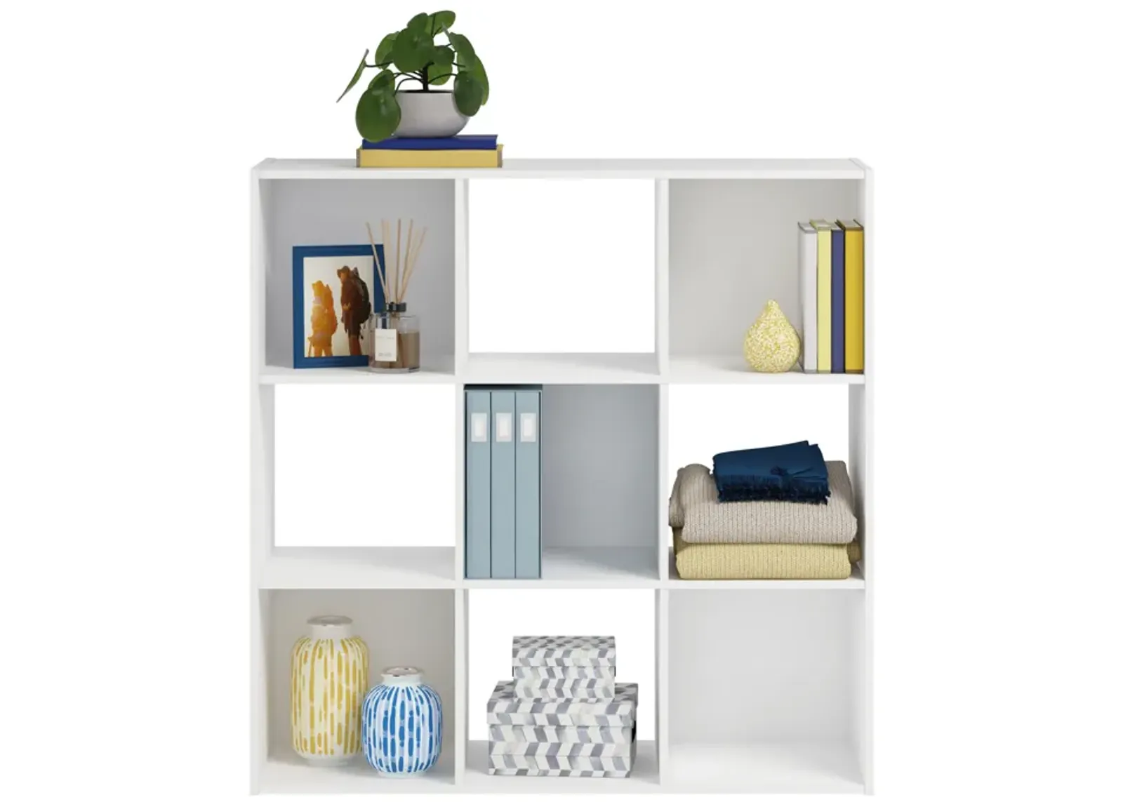 9-Cube Organizer Storage Cubby Unit