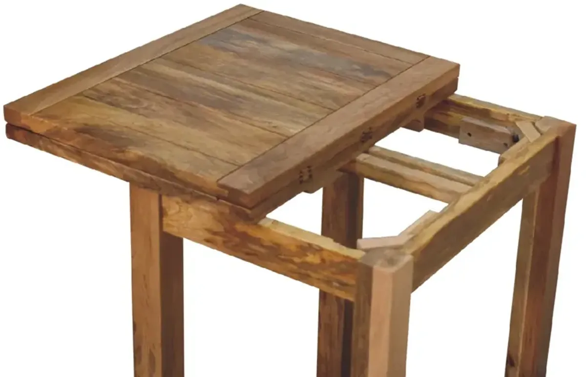 Mini Oak-ish Soild Wood Butterfly Dining Table