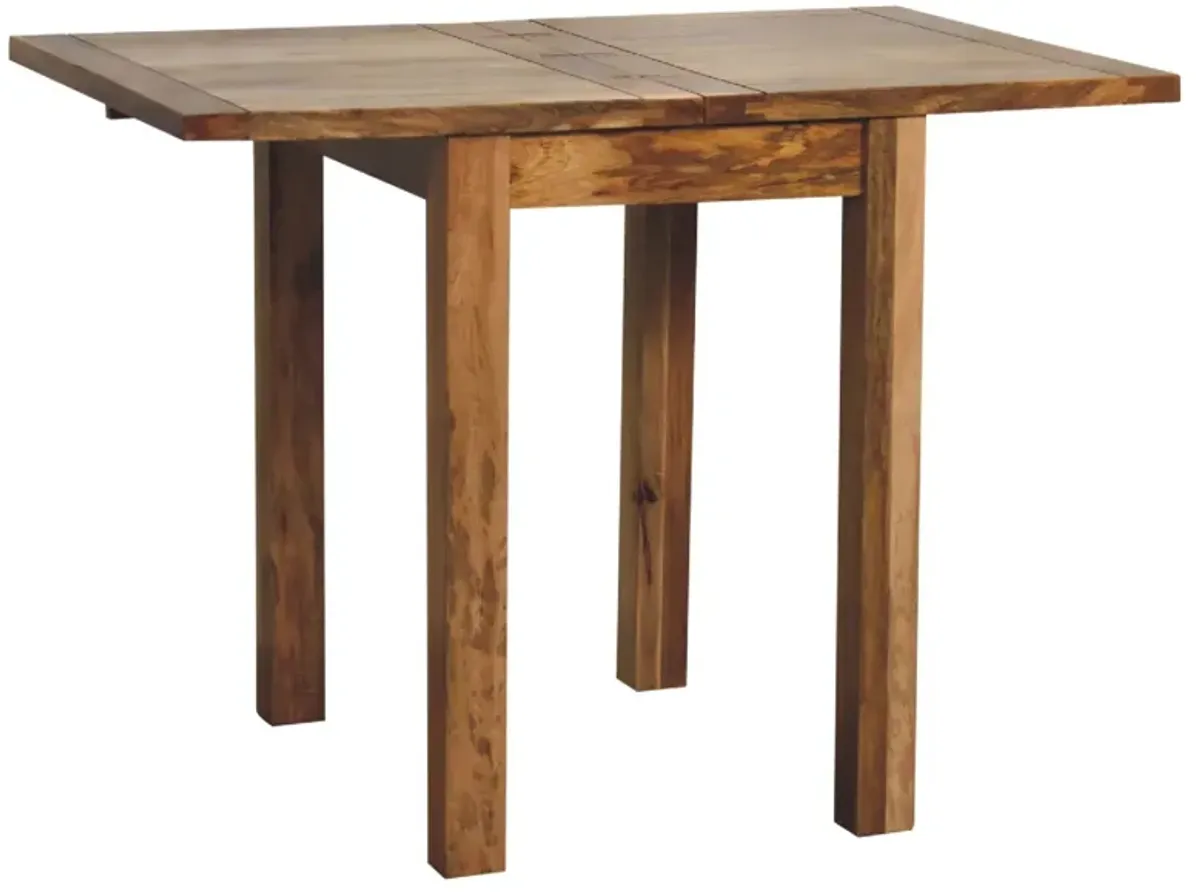 Mini Oak-ish Soild Wood Butterfly Dining Table